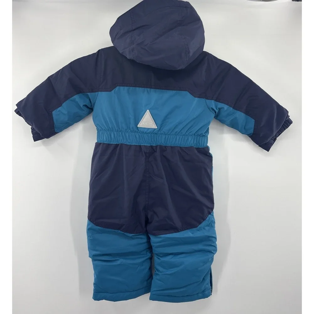 L.L. Bean Cold Buster Snowsuit 6-12 Months Deepest Blue Infant Outdoor Baby Snow